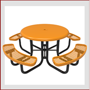 Picture for category Thermoplastic Metal Picnic Tables